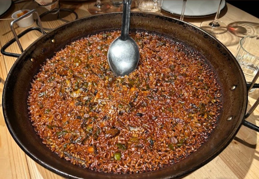 Arroz alicantino con socarrat