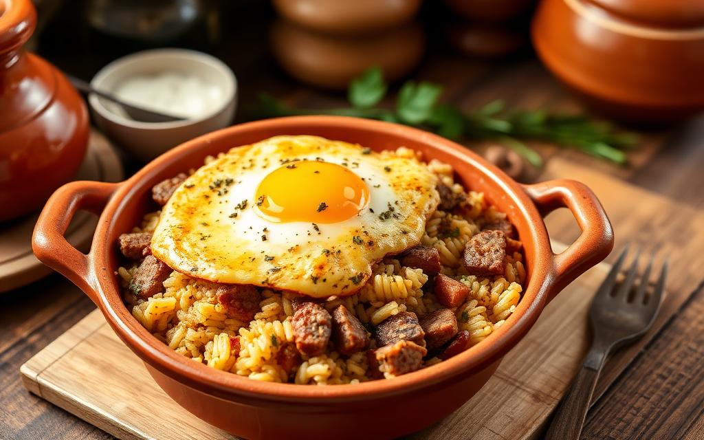 Arroz con costra