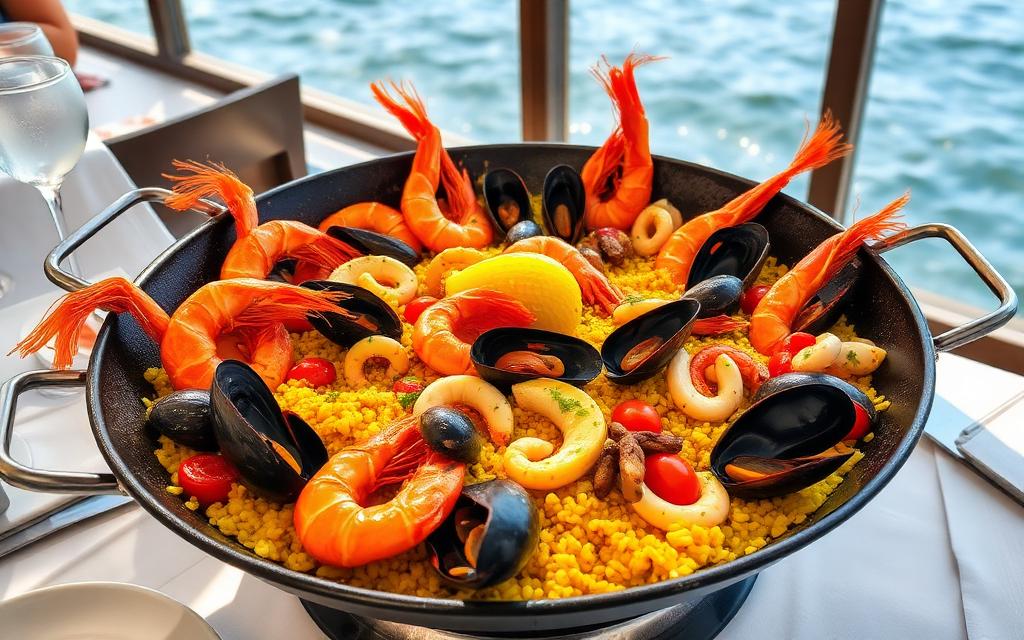 Paella aux fruits de mer